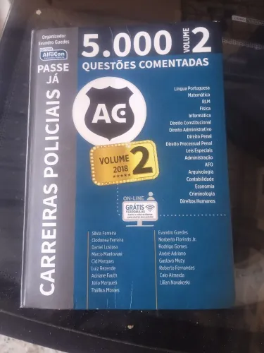 Livro Carreiras Policiais Ed.Alfacon Concursos