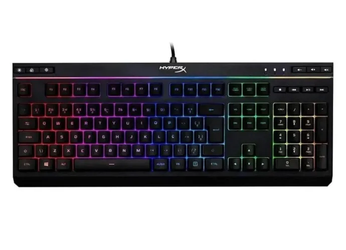 Teclado Hyperx aloy core argb oportunidade 