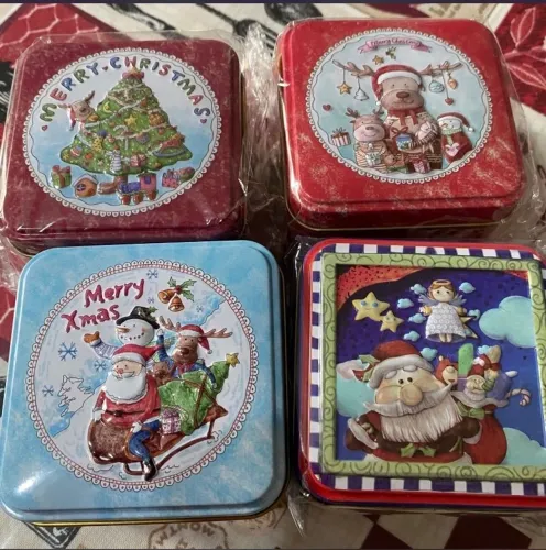 Latinhas para decoração de Natal 