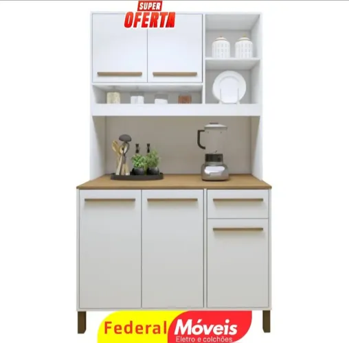Armário para Cozinha 1,10cm - Novo e Super Versátil!