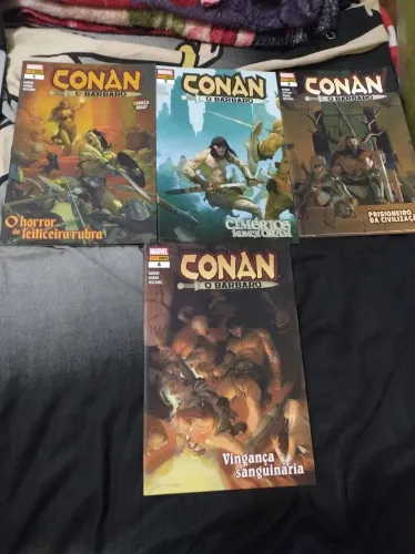 Conan O Bárbaro - HQs Marvel Comics