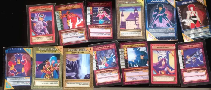 Cartas Colecionáveis Cavaleiros do Zodíaco