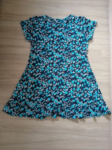 Vestido Floral Azul