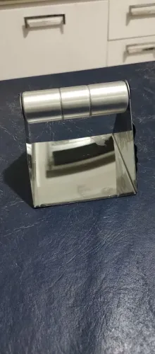 Prensa molde para hambúrguer Smash Burger em aço inox