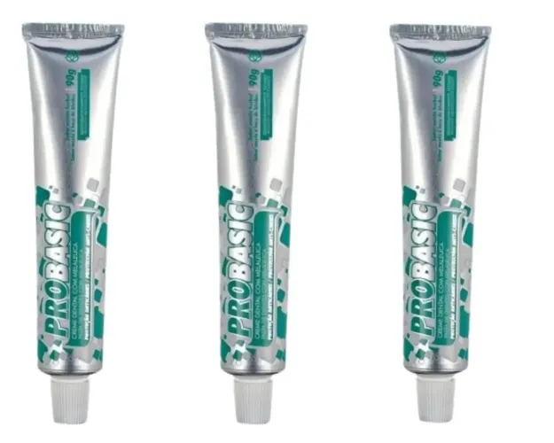 Creme Dental Probasic com Melaleuca - 3 Tubos de 90g