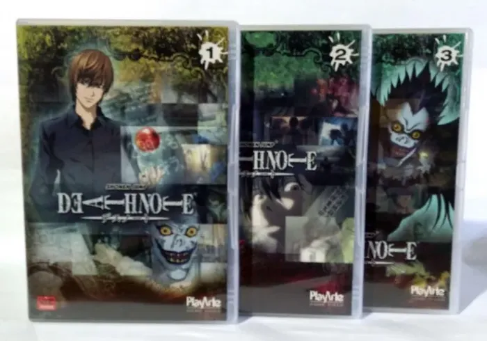 Box Death Note - Vol. 1, 2 E 3 - Dvd Original Playarte