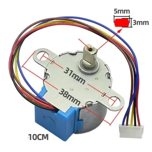 24byj48 Motor de câmera sem fio PTZ Motor 4 fases 5 fios DC 5V Motor passo-a-passo de engr