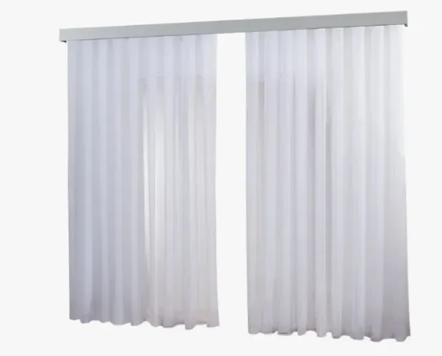 Cortina de Voil Branco para Trilho