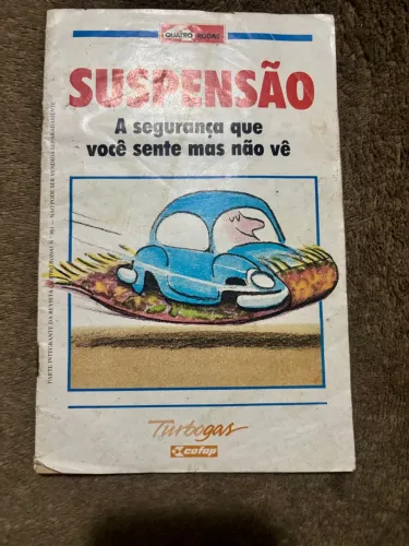 Revista Antiga Quatro Rodas Suspensão