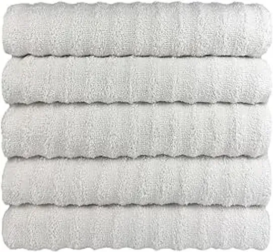 KIT 6 TOALHAS BANHO PROFISSIONAL TEKA MADRI BRANCO 440 g/m - TEKA