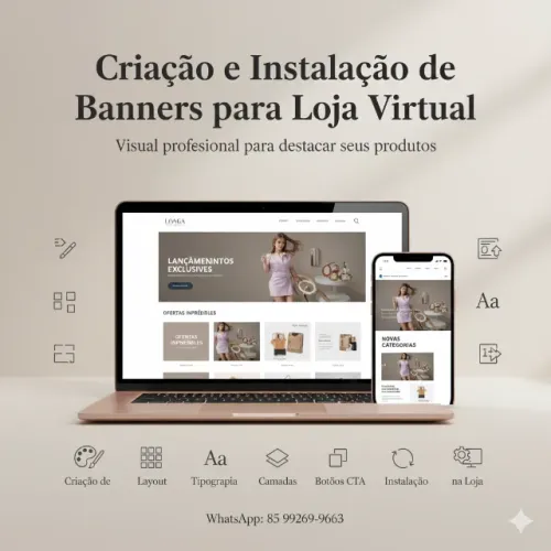 Criação e Instalação de Banners para Loja Virtual | Visual Profissional