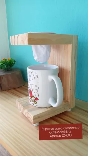 Suporte para coador de Café - Coffee Lovers