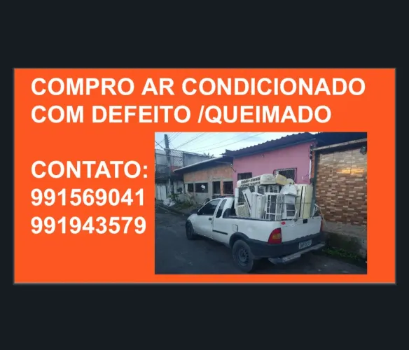 Ar condicionado pra SUCATA