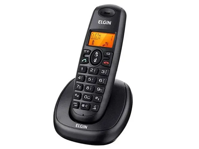 Telefone sem fio Elgin com ID
