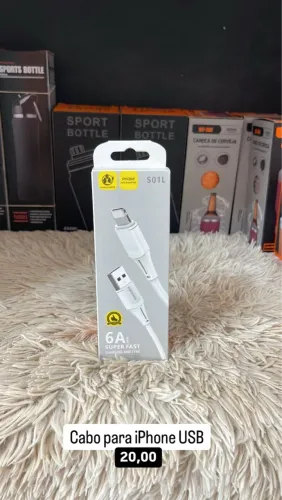 Cabo para iPhone USB - Carregamento Super Rápido