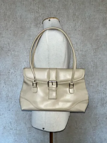 Bolsa de ombro bege