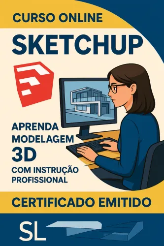Curso de SketchUp Gravado | Modelagem 3D com Aplicação Real