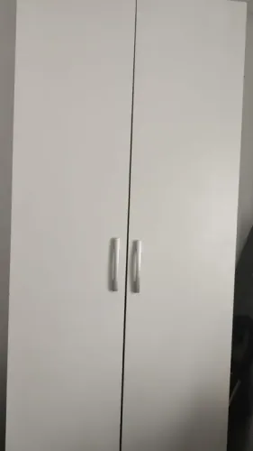 Armário Branco para roupas longas