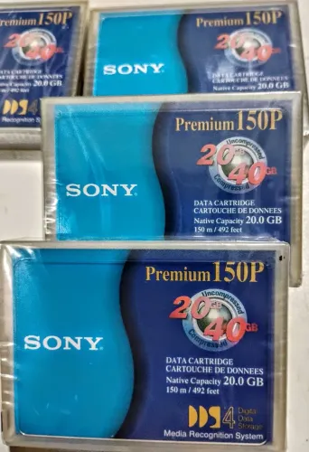 Fita DDS4 Sony Lacrada. Lote com 4.