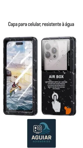 Capa para celular resistente à água - Air Box