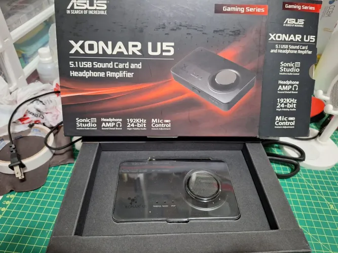 Xonar U5 Asus - Placa de audio externa