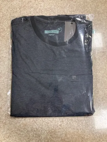 Camiseta Masculina Youcom Preta com Detalhes