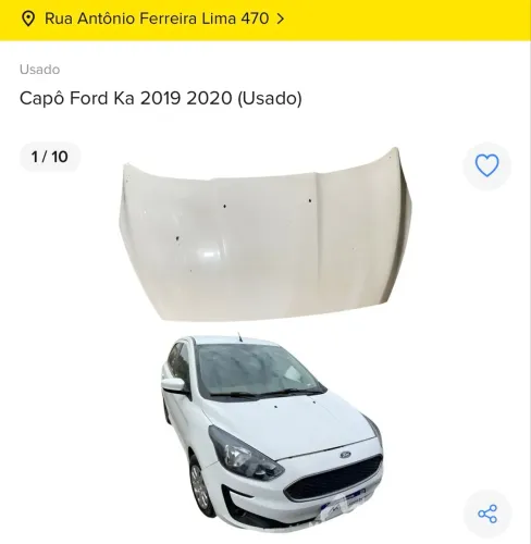 CAPO FORD KA 2019 2020 ORIGINAL 