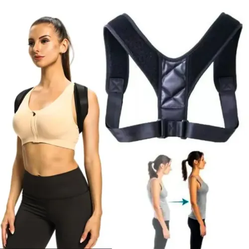 Colete Corretor Postural Ortopédico Coluna Ombros Corrigir Postura Masculino Feminino Ajus