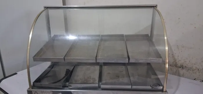 Vitrine quente 8 bandejas