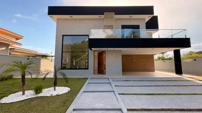 Sobrado novo para venda com 242 metros quadrados com 4 quartos em Paiao - Guararema - SP