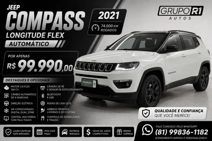 Jeep Compass Longitude 2.0 4X2 Flex 16V Aut. 2021