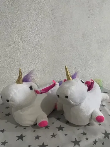 Pantufa unicórnio 