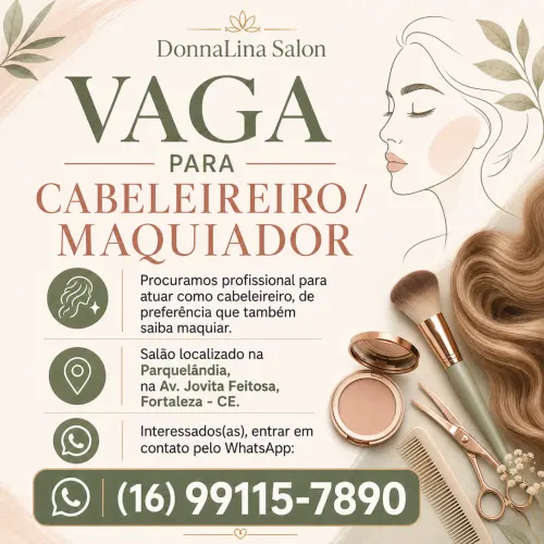 Vaga para Cabeleireiro