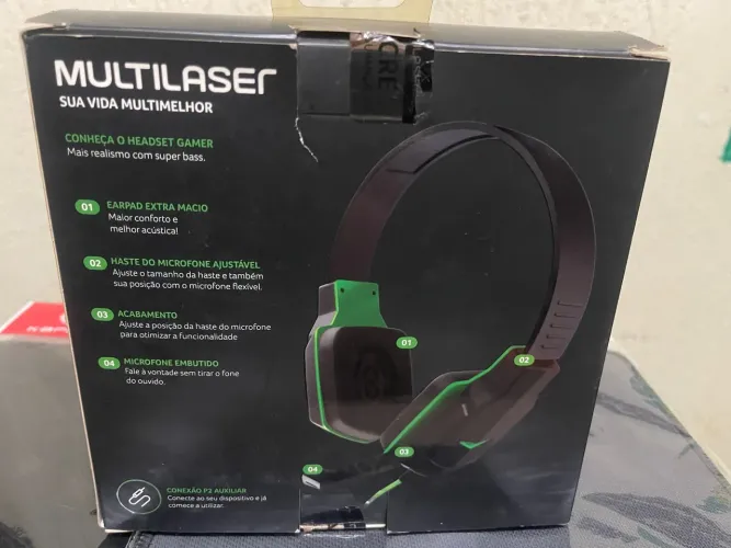 Fone de ouvido headset novo 