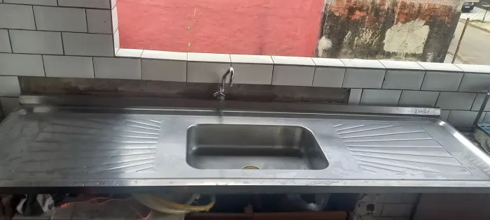 Pia de inox 