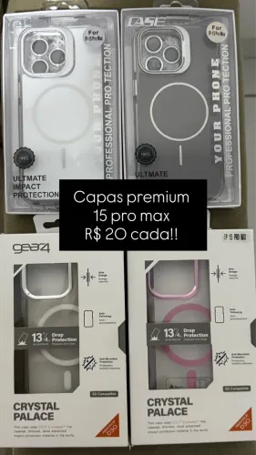 Capas 15 pro max (Leia a descrição)