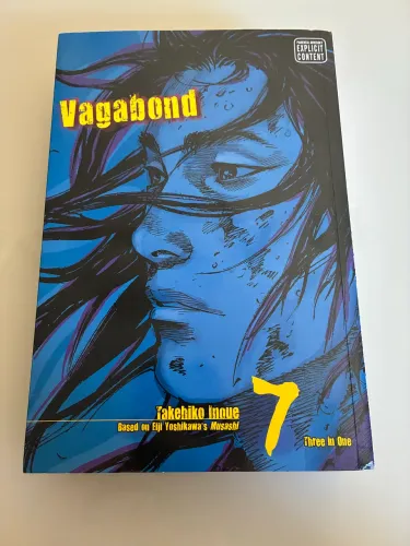 Mangá Vagabond, edição em inglês 3 em 1
