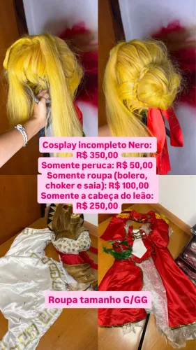 Cosplay incompleto Nero de fate