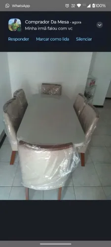 Vendo vendo uma mesa com seis cadeiras da bom pastor