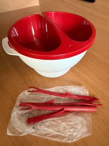 Tupperware Fondue Express 650 ML Vermelho - novo (nunca usado)