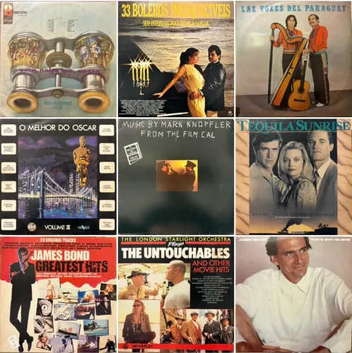 Vendo lote com 50 discos de vinil