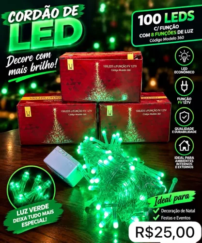 Pisca pisca Natal Verde
