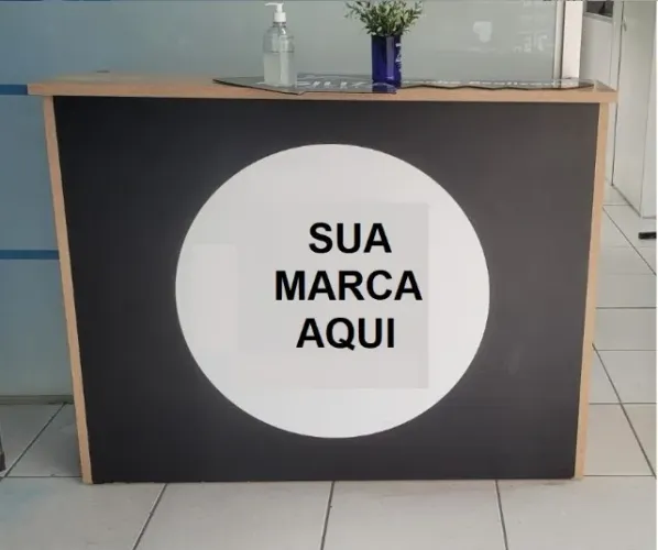BALCÃO MDF RECEPÇÃO