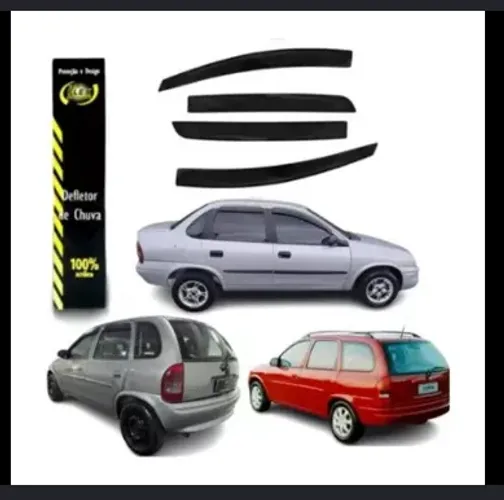 Calha Chuva Corsa Classic 2000 a 2011 4 Portas