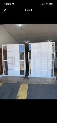 PORTA SACADA LAMBRIL 2.10x1.50 4 FOLHAS BRANCA
