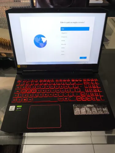 Notebook Gamer Acer Nitro 5, 16GB RAM, GTX 1650, SSD 512GB