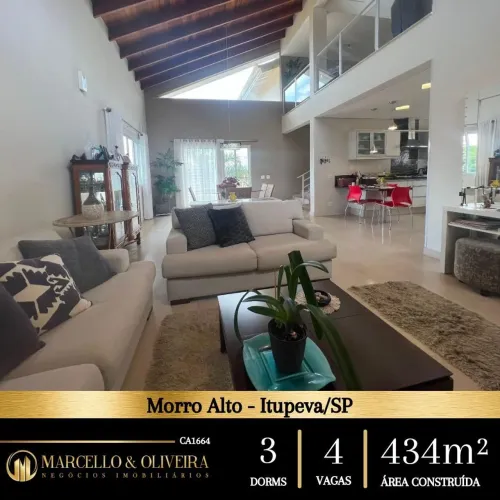 Casa com 3 suítes à venda - Condomínio Residencial Morro Alto - Itupeva/SP