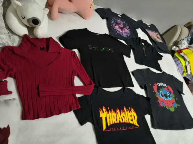 Lote de roupas para menina 9 aos 12
