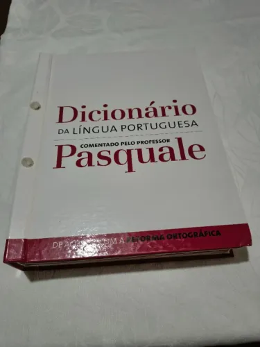 Livro Dicionário da Lingua Portuguesa Coment. Prof. Pasquale