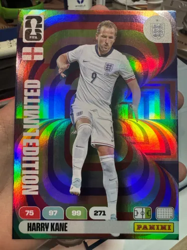 CARD adrenalyn XL tamanho grande Harry Kane limited edition